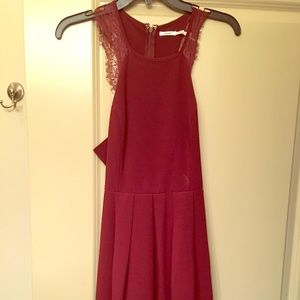 Wine colored dress, never worn